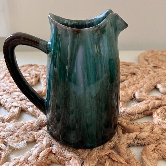 Blue Mountain Pottery Small Milk Cream Pitcher and Open Sugar Bowl 1970's - Picture 3 of 9